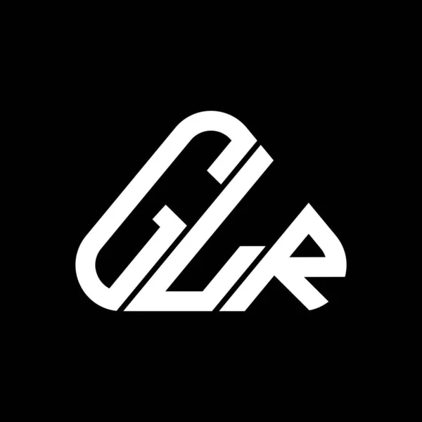 Diseño Creativo Del Logotipo Letra Glr Con Gráfico Vectorial Logotipo — Archivo Imágenes Vectoriales