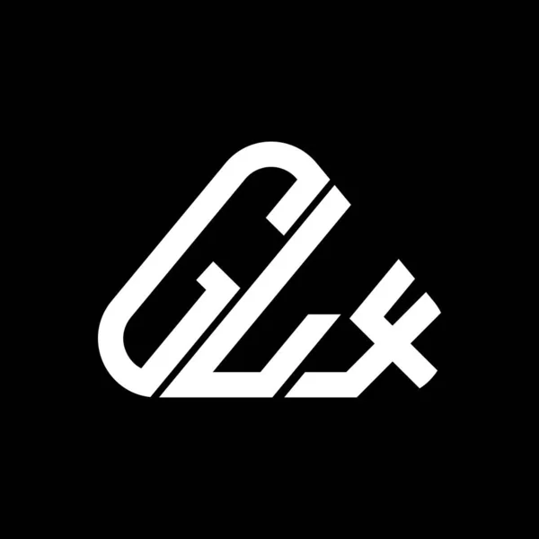 Glx Letter Logo Kreatives Design Mit Vektorgrafik Glx Einfaches Und — Stockvektor