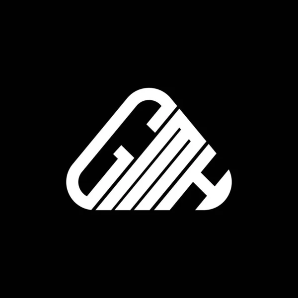 Diseño Creativo Del Logotipo Letra Gmh Con Gráfico Vectorial Logotipo — Vector de stock