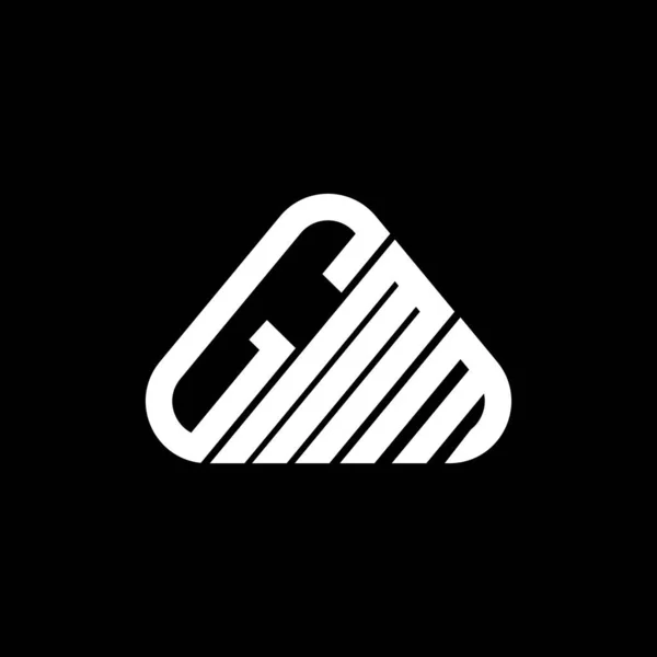 Gmm Písmeno Logo Kreativní Design Vektorovou Grafikou Gmm Jednoduché Moderní — Stockový vektor