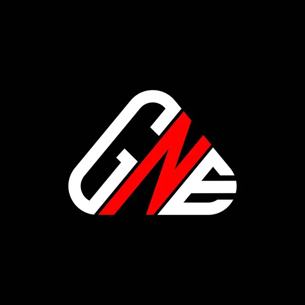 Gne Lettre Logo Design Créatif Avec Graphique Vectoriel Gne Logo — Image vectorielle