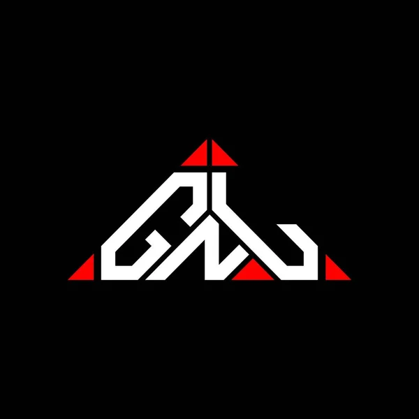 Design Creativ Logo Literei Gnl Grafică Vectorială Logo Simplu Modern — Vector de stoc