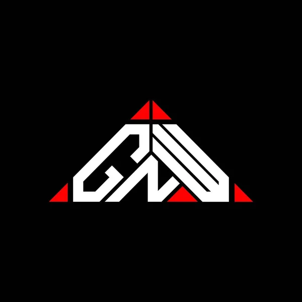 Gnw Letter Logo Creative Design Vector Graphic Gnw Simple Modern — Stock Vector
