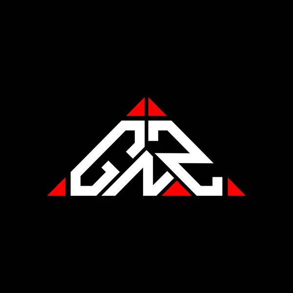 Gnz Буква Логотип Творческий Дизайн Векторной Графикой Gnz Простой Современный — стоковый вектор