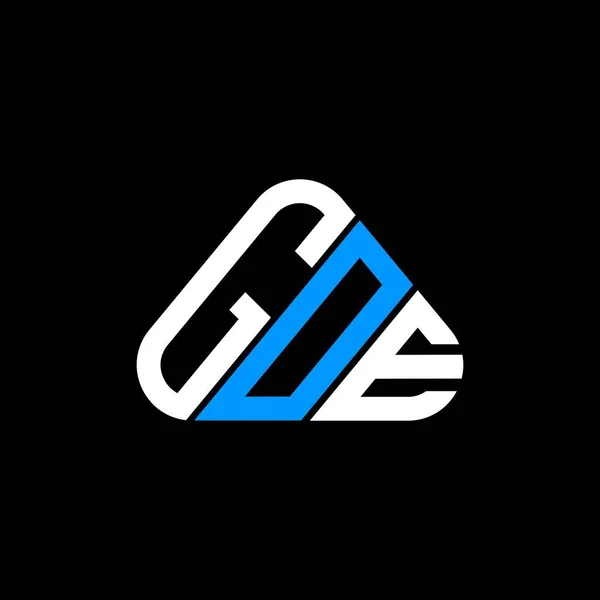 Diseño Creativo Del Logotipo Letra Goe Con Gráfico Vectorial Logotipo — Archivo Imágenes Vectoriales