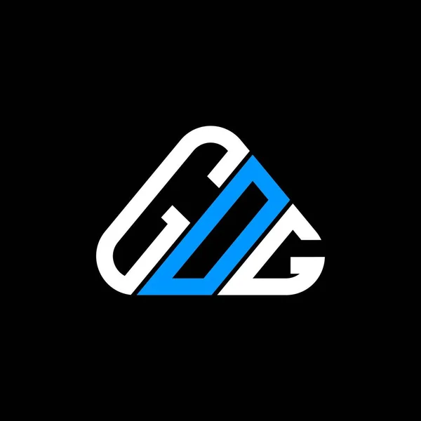 Gog Litera Logo Kreatywny Design Grafiki Wektorowej Gog Proste Nowoczesne — Wektor stockowy