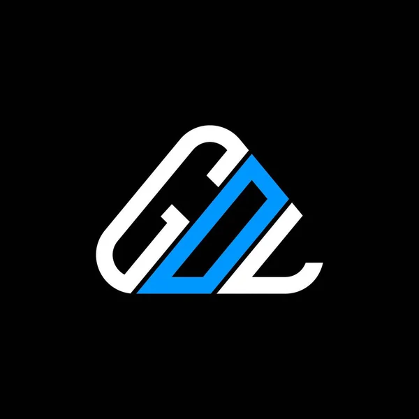 Gol Lettera Logo Design Creativo Con Grafica Vettoriale Gol Logo — Vettoriale Stock
