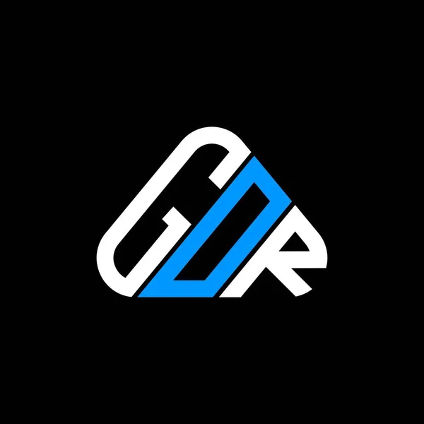 Gor Písmeno Logo Kreativní Design Vektorovou Grafikou Gor Jednoduché Moderní — Stockový vektor