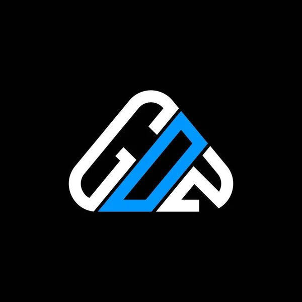 Diseño Creativo Del Logotipo Letra Goz Con Gráfico Vectorial Logotipo — Vector de stock