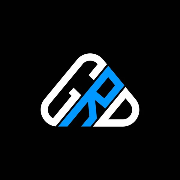 Grd Harf Logosu Tasarımı Vektör Grafik Grd Basit Modern Logo — Stok Vektör