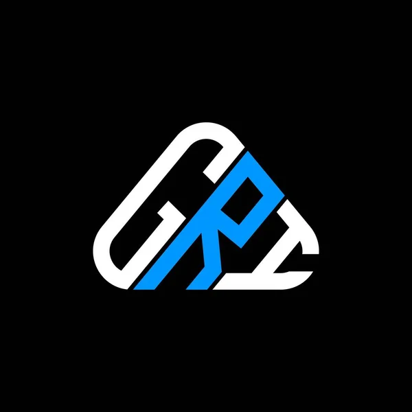 Gri Letra Logo Diseño Creativo Con Gráfico Vectorial Gri Logotipo — Vector de stock