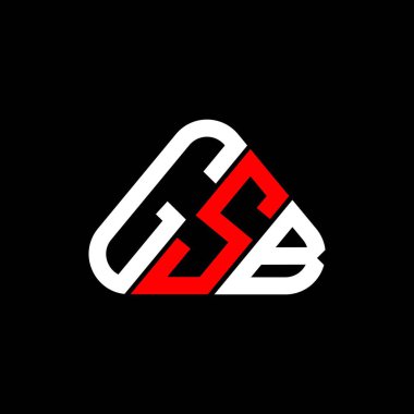 GSB harfi logo yaratıcı tasarımı vektör grafik, GSB basit ve modern logo.