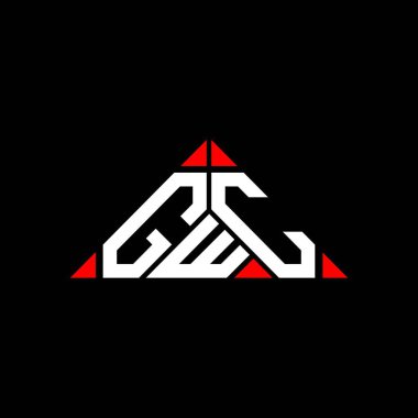 GWC harf logosu yaratıcı tasarım vektör grafik, GWC basit ve modern logo.