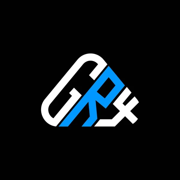 Grx Carta Logotipo Design Criativo Com Gráfico Vetorial Grx Logotipo — Vetor de Stock