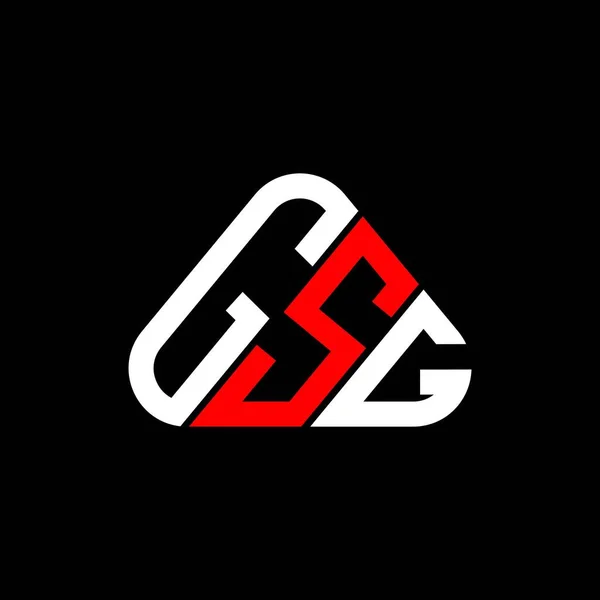 Gsg Carta Logotipo Design Criativo Com Vetor Gráfico Gsg Logotipo —  Vetores de Stock
