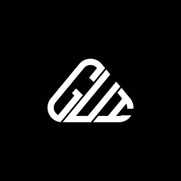 Logo Listu Gui Kreatywny Design Grafiką Wektorową Gui Proste Nowoczesne — Wektor stockowy