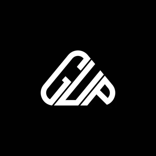 Gup Brev Logotyp Kreativ Design Med Vektor Grafik Gup Enkel — Stock vektor