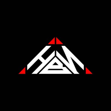 HBN harf logosu yaratıcı tasarım vektör grafik, HBN basit ve modern logo.