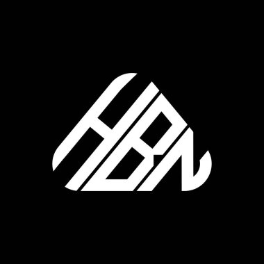 HBN harf logosu yaratıcı tasarım vektör grafik, HBN basit ve modern logo.