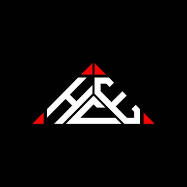 HCE harf logosu tasarımı vektör grafik, HCE basit ve modern logo.
