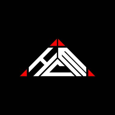 HCM harf logosu yaratıcı tasarımı vektör grafik, HCM basit ve modern logo.
