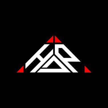 HDP mektup logosu tasarımı vektör grafik, HDP basit ve modern logosu.