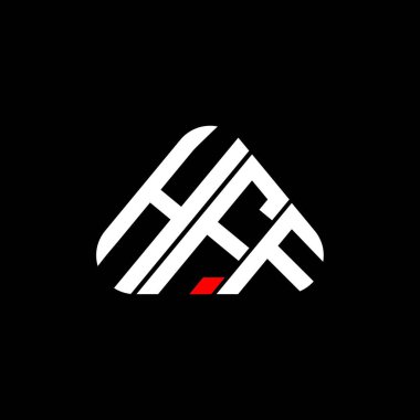 HFF harfi logo yaratıcı tasarımı vektör grafik, HFF basit ve modern logo.