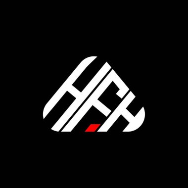 HFH harf logosu yaratıcı tasarım vektör grafik, HFH basit ve modern logo.