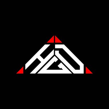 HGD harf logosu tasarımı vektör grafik, HGD basit ve modern logo.