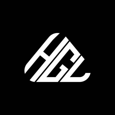 HGL harf logosu yaratıcı tasarımı vektör grafik, HGL basit ve modern logo.