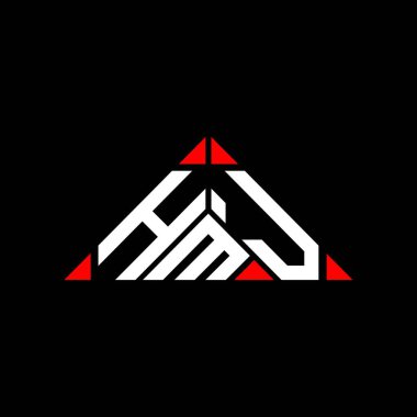 HMJ harf logosu yaratıcı tasarımı vektör grafik, HMJ basit ve modern logo.