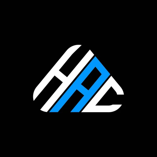 Hac Carta Logotipo Design Criativo Com Vetor Gráfico Hac Logotipo —  Vetores de Stock