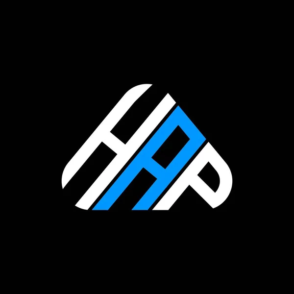 Λογότυπο Hap Επιστολή Δημιουργικό Σχεδιασμό Vector Graphic Hap Απλό Και — Διανυσματικό Αρχείο
