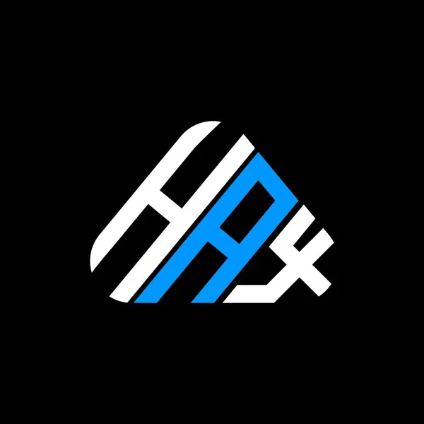 Hax Harfi Logo Yaratıcı Tasarımı Vektör Grafik Hax Basit Modern — Stok Vektör