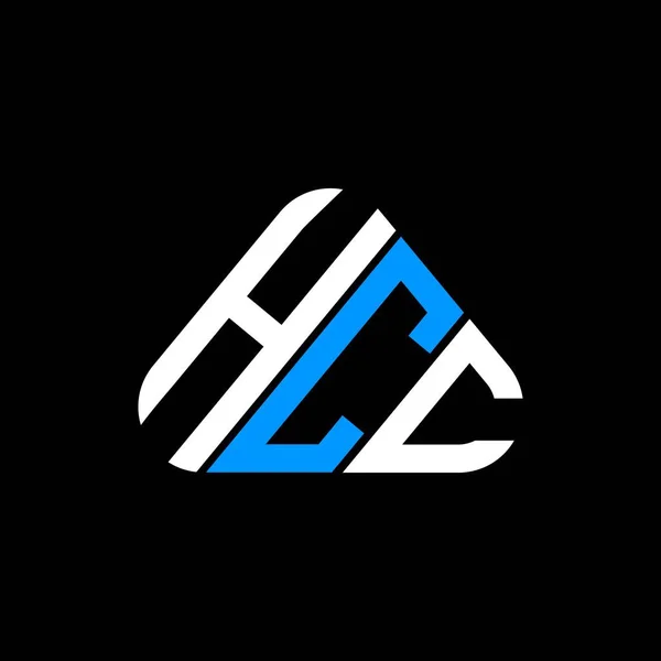 Hcc Lettre Logo Design Créatif Avec Graphique Vectoriel Hcc Logo — Image vectorielle