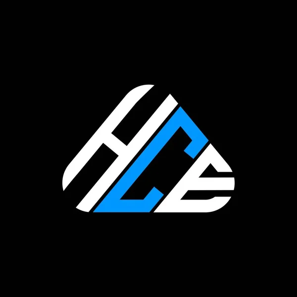 Diseño Creativo Del Logotipo Letra Hce Con Gráfico Vectorial Logotipo — Archivo Imágenes Vectoriales
