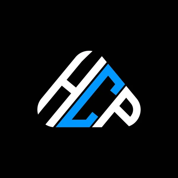 Hcpレターロゴベクトルグラフィック Hcpシンプルかつモダンなロゴと創造的なデザイン — ストックベクタ