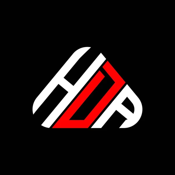 ベクトルグラフィック HdaシンプルかつモダンなロゴとHdaの手紙のロゴの創造的なデザイン — ストックベクタ