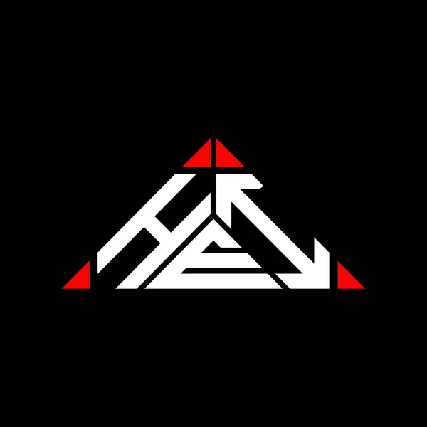 Hei Harf Logosu Tasarımı Vektör Grafik Hei Basit Modern Logo — Stok Vektör