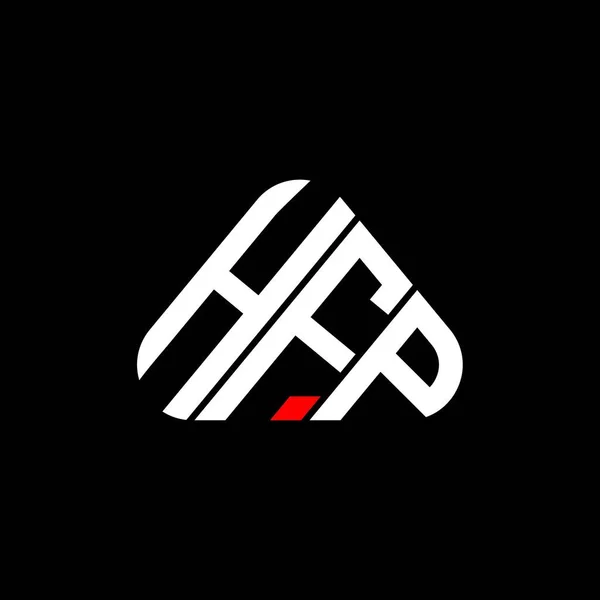Hfp字母标识创意设计与矢量图形 Hfp简单现代标识 — 图库矢量图片