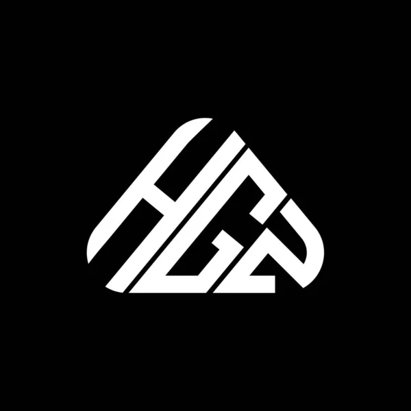 Hgz Brev Logotyp Kreativ Design Med Vektor Grafik Hgz Enkel — Stock vektor