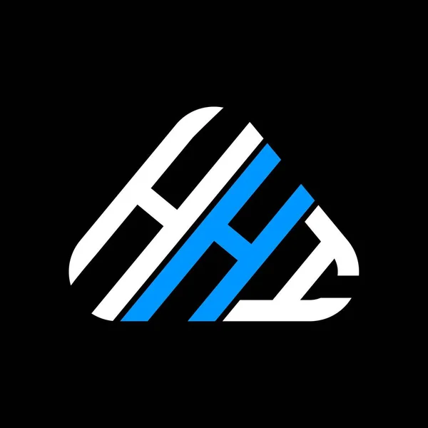 Hhi 문자로 그래픽으로 만들어 Hhi 간단하고 현대적 — 스톡 벡터