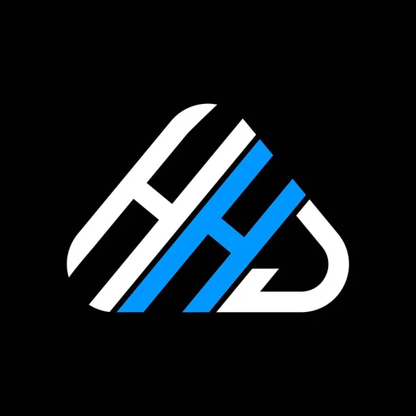 Hhj Λογότυπο Δημιουργική Σχεδίαση Vector Graphic Hhj Απλό Και Μοντέρνο — Διανυσματικό Αρχείο