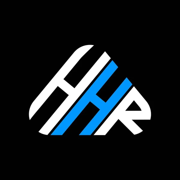 Hhr Harf Logosu Tasarımı Vektör Grafik Hhr Basit Modern Logo — Stok Vektör