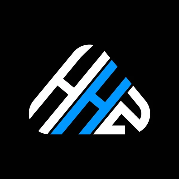 Logo Hhz Desain Huruf Kreatif Dengan Grafik Vektor Hhz Sederhana - Stok Vektor
