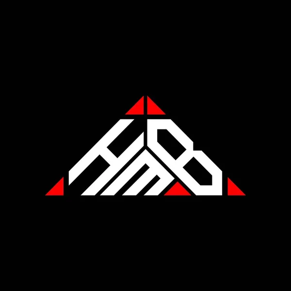 Hmb Harfi Logo Yaratıcı Tasarımı Vektör Grafik Hmb Basit Modern — Stok Vektör