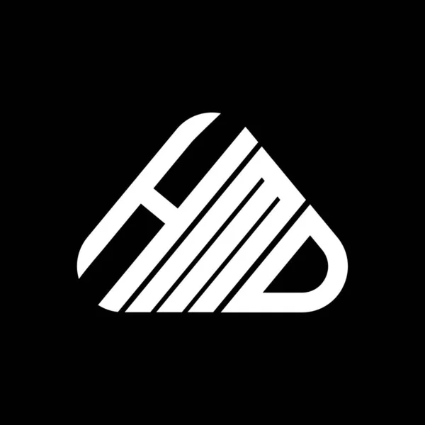 Logo Kreatif Logo Hmd Dengan Gambar Vektor Hmd Sederhana Dan - Stok Vektor