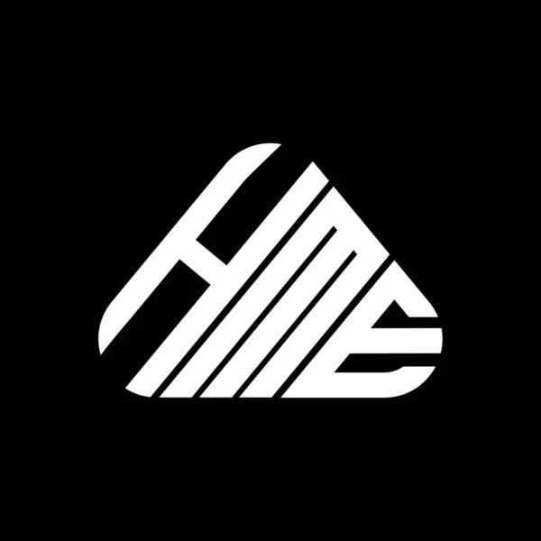Креативный Дизайн Логотипа Hme Векторной Графикой Простой Современный Логотип Hme — стоковый вектор