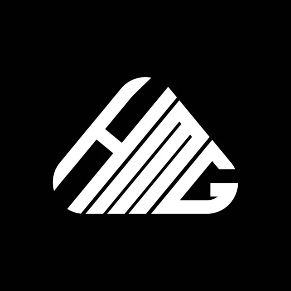 Logo Lettera Hmg Design Creativo Con Grafica Vettoriale Logo Semplice — Vettoriale Stock