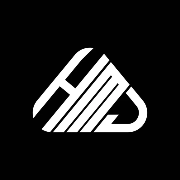 Hmj Letter Logo Creative Design Vector Graphic Hmj Simple Modern — Stock Vector